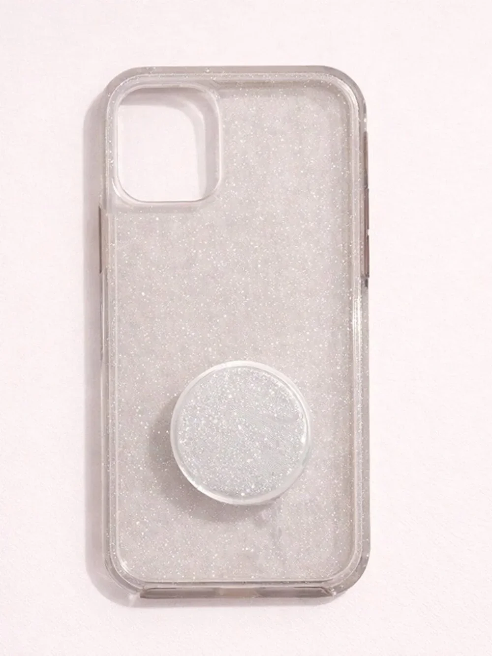 [BOGO] OtterBox Silver Sparkle iPhone 12 Case w/‎ Liquid Glitter Popsocket